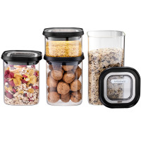Набор из 4-х банок для хранения Pantry, боросиликатное стекло, прозрачный, GEFU, Германия_00812380048207554987.jpg