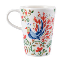 Кружка Fantail Bird, 350 мл, фарфор, белый, декор, серия Birds of Paradise, LIBERTY JONES, Россия_00814620063638126519.jpg