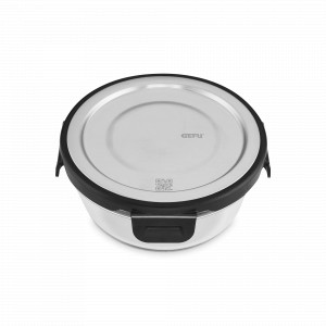 Контейнер  круглый для пищевых продуктов МИЛО, 13.8 см, 400 мл, боросиликатное стекло, GEFU, Германия, Контейнеры и термосы GEFU