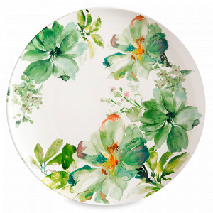 Блюдо круглое сервировочное Botanical, 37 см, керамика, декор, серия Casa Domani, MAXWELL WILLIAMS, Австралия, Тарелки и блюда MAXWELL & WILLIAMS