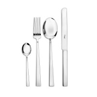 Набор столовых приборов на 12 персон, 72 предметов, стальной, серия Bauhaus, CUTIPOL, Португалия