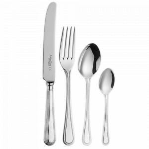Набор столовых приборов на 6 персон, 24 предмета, нержавеющая сталь, серебристый, серия Bead, ARTHUR PRICE, Великобритания, Наборы столовых приборов 24 предмета
