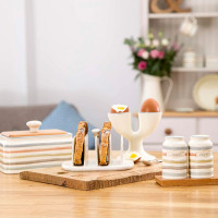 Солонка и перечница, 12 х 9 см, керамика, дерево, декор, серия Classic, KITCHEN CRAFT, Великобритания_00806140044480622389.jpg