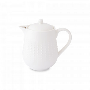 Чайник заварочный, 800 мл, фарфор, белый, серия Drops, EASY LIFE (R2S), Италия, Заварочные чайники прованс
