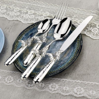 Вилка столовая «Бабочки», медь кованая, серебристый, серия Летний сад, Кольчугинский Мельхиор, Россия_00809600064229888185.jpg