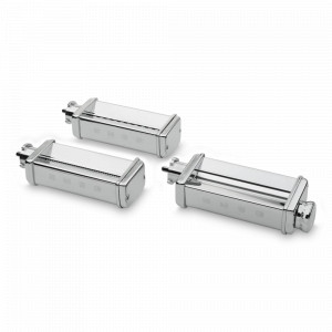 Насадка для приготовления пасты, для планетарных миксеров SMEG SMPC01, в наборе: SMPR01 (ролик для приготовления пасты), SMTC01 (насадка для нарезки тальятелли), SMFC01 (насадка для нарезки феттучини), SMEG, Италия, Миксеры стационарные