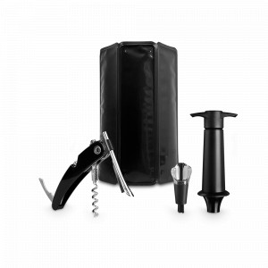 Набор подарочный для вина Premium, 6 предметов, материал: нержавеющая сталь, пластик, VACU VIN, Нидерланды, VACU VIN (Нидерланды)