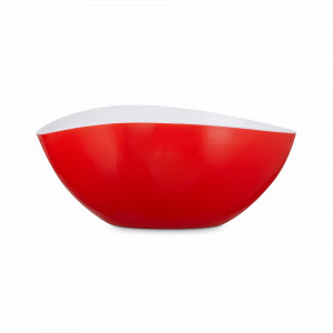 Салатник , 25 х 23 см, пластик, красный, серия Valencia, WO HOME, Германия, Посуда для пикника