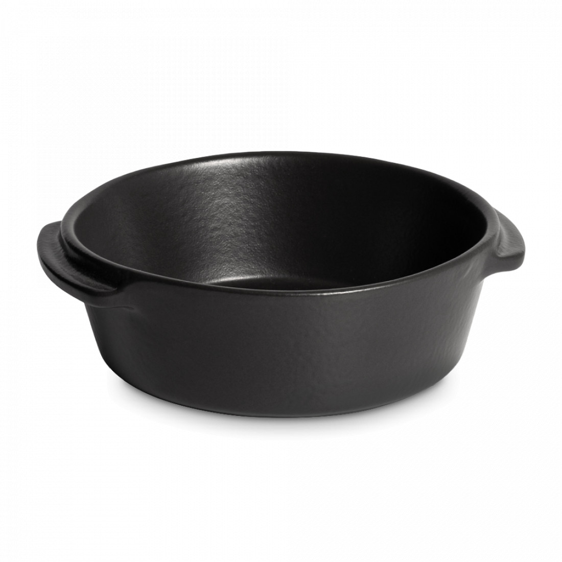 Форма - мини круглая для запекания, керамика, 600 мл, базальт, серия Solo, EMILE HENRY, Франция