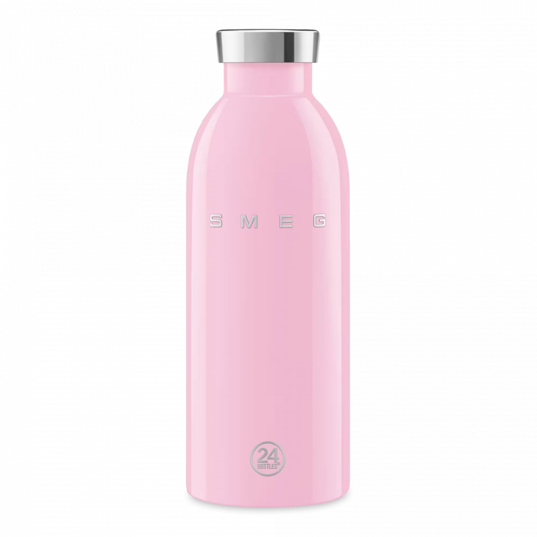Термобутылка , нержавеющая сталь 18/8, 500 мл, розовый, серия 24Bottles, SMEG, Италия