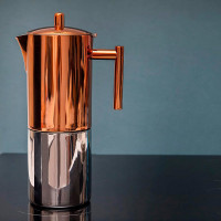 Кофеварка -эспрессо, 600 мл, нержавеющая сталь, медный, серия Le Xpress, KITCHEN CRAFT, Великобритания_00813080065151475472.jpg