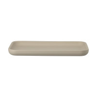 Подставка для принадлежностей Slim, 25.5 х 15 см, полирезин, светло-серый, серия Bath, BERGENSON BJORN, Великобритания_00819730057688464998.jpg