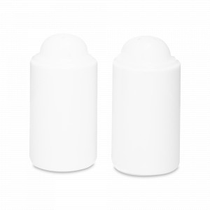 Набор из солонки с перечницей, 9 см, костяной фарфор, белый, серия Белый декор, NARUMI, Япония, NARUMI (Япония)