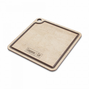 Доска для сервировки с желобом 18х18 см, порфир кремовый, серия ProFashion, ComposeEat, Россия, Сервировочные доски