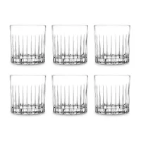Набор из 6-ти стаканов для виски, 360 мл, хрустальное стекло, серия Timeless, RCR, Италия, 