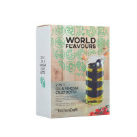 Бутылка для масла и уксуса World of Flavours, 300 и 100 мл, стекло, серия Italian, KITCHEN CRAFT, Великобритания_00806150063406697846.jpg