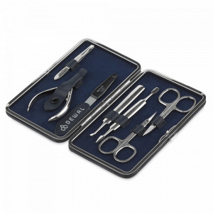 Набор маникюрный в футляре, 7 предметов, DEWAL, Германия, Мужской маникюрный набор