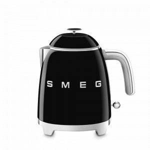 Чайник электрический, SMEG KLF05BLEU, 0,8 л, нержавеющая сталь, черный, SMEG, Италия, SMEG (Италия)