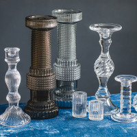 Подсвечник, 30 см, стекло, прозрачный, Rasteli, Бельгия_00811460063576982120.jpg