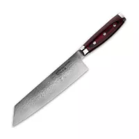 Профессиональный поварской кухонный нож, Kiritsuke 20 см, дамасская сталь, серия GOU 161, YAXELL, Япония, 