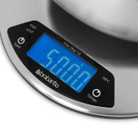 Весы кухонные, 20 см, нержавеющая сталь, пластик, серебристый, BRABANTIA, Бельгия_00796230060755229132.jpg