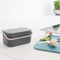 Контейнер для пищевых отходов, 1,8 л, пластик, серый, серия Sink Side, BRABANTIA, Бельгия_00801470058283196959.jpg