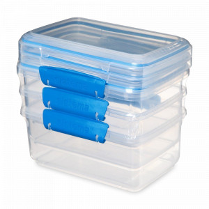 Набор из 3-х контейнеров, 1 л, пластик, синий, серия Fresh, SISTEMA, Новая Зеландия, SISTEMA (Новая Зеландия)