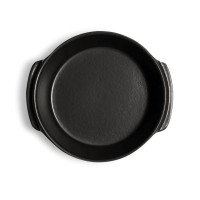 Форма - мини круглая для запекания, керамика, 600 мл, базальт, серия Solo, EMILE HENRY, Франция_00820220043013484104.jpg