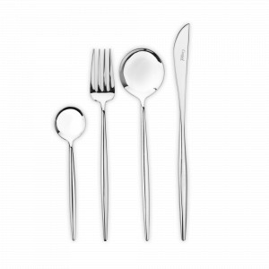 Набор столовых приборов на 6 персон, 24 предмета, стальной, серия Moon Bright, CUTIPOL, Португалия, CUTIPOL (Португалия)