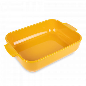 Форма для запекания прямоугольная, 22 х 13 см, 850 мл, керамика, желтый, серия Saffron Yellow, PEUGEOT CERAMIC, Франция, PEUGEOT CERAMIC (Франция)