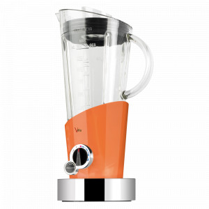 Блендер стационарный, 1,5 л, нержавеющая сталь, пластик, стекло, оранжевый, серия Vela Evolution, BUGATTI, Италия, BUGATTI (Италия)