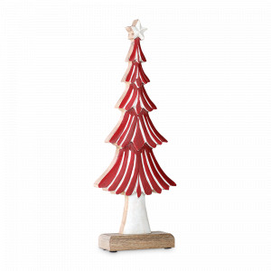 Декор новогодний Carnival tree, 40 см, манговое дерево, красный. белый, серия New Year Essential, TKANO, Китай, New Year Essential TKANO