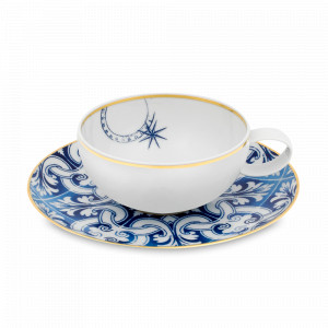 Пара чайная, 250 мл, фарфор, декор, серия Transatlantica, VISTA ALEGRE, Португалия, VISTA ALEGRE (Португалия)