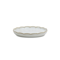 Тарелка десертная глубокая Cream, 16.5 см, каменная керамика, кремовый, серия Essential Asia, ROOMERS TABLEWARE, Нидерланды