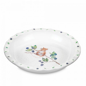 Блюдо для запекания «Мышь Забавная фауна», диаметр: 27 см, материал: костяной фарфор, цвет: белый, декор, серия Wrendale Designs, ROYAL WORCESTER, Великобритания, ROYAL WORCESTER (Великобритания)