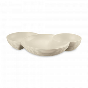 Менажница , 29,5 х 21,5 см, пластик, бежевый, серия Tierra, GUZZINI, Италия, Посуда для пикника