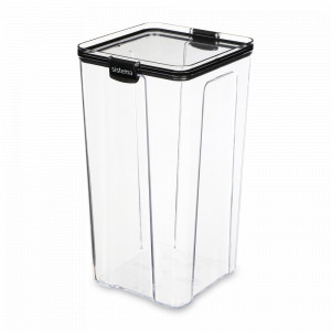 Контейнер для сыпучих продуктов, 4 л, тритан, черный, серия Tritan, SISTEMA, Новая Зеландия, Tritan SISTEMA