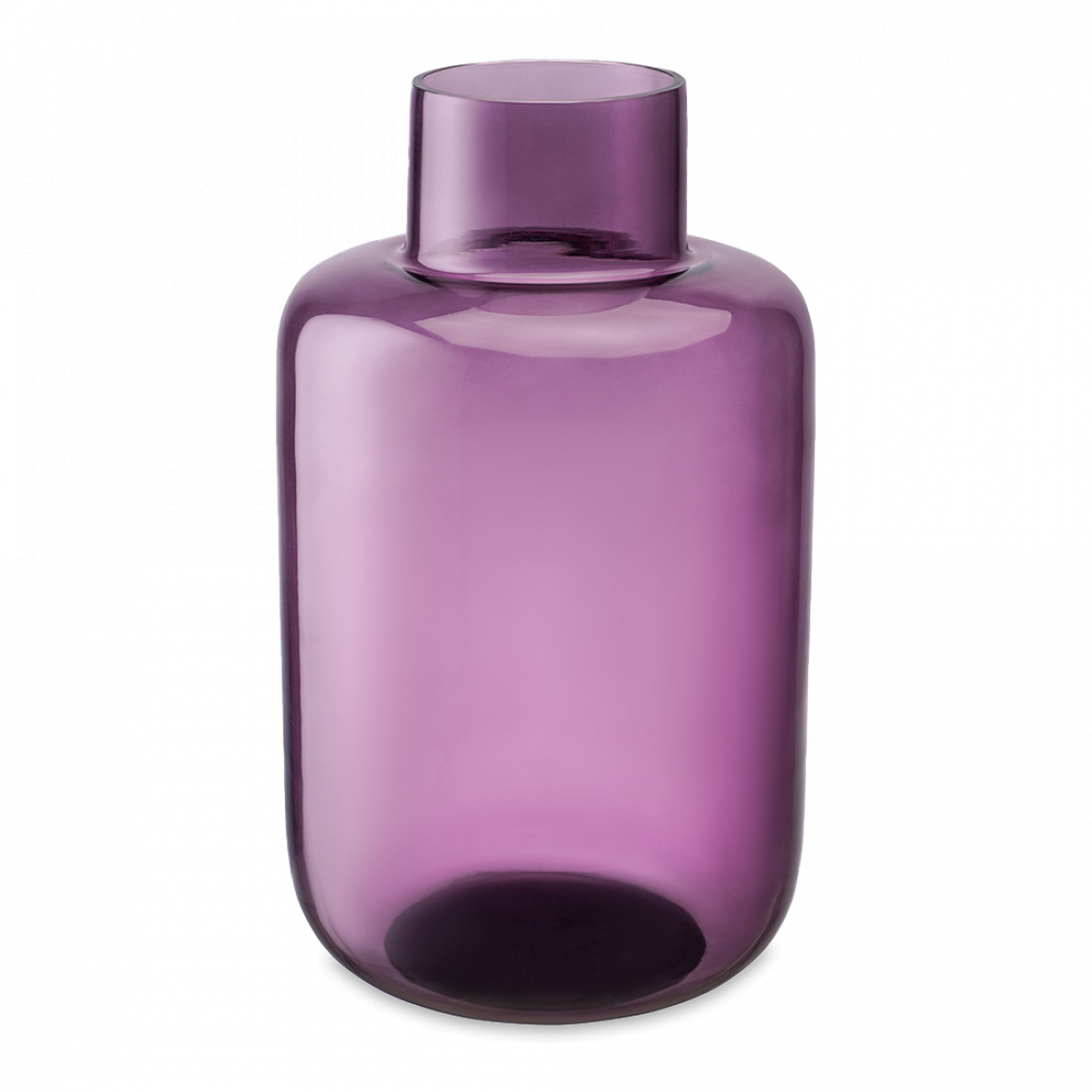 Ваза Bergdys, 40 см, стекло, фиолетовый, BERGENSON BJORN, Великобритания