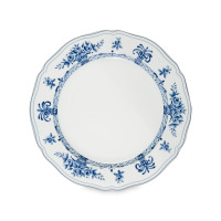 Тарелка суповая Piatti blu, 23.5 см, фарфор, белый, синий, серия Anthiros, LE COQ, Италия