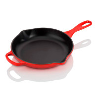 Чугунная эмалированная сковорода с толстым дном, 20 см, красный, LE CREUSET, Франция_00797450040412916580.jpg