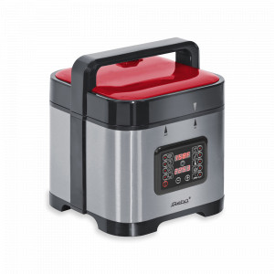 Мультиварка - скороварка, 5 л, нержавеющая сталь, пластик, стальной, черный, красный, STEBA, Германия, STEBA (Германия)