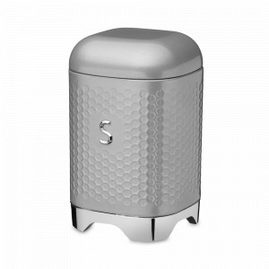 Банка для хранения, 19 х 11 см, металл, серый, серия Lovello, KITCHEN CRAFT, Великобритания, Kitchen Craft Lovello