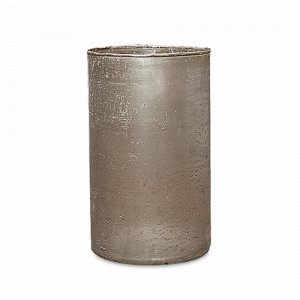 Подсвечник для интерьерной свечи SILVER BURN, 20 см, стекло, серебристый, ROOMERS FURNITURE, Нидерланды, Подсвечники и канделябры