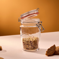 Банка для хранения, 14 см, 500 мл, стекло, сталь, серия Maison Jar, LIBERTY JONES, Китай_00822830065574278289.jpg