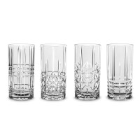 Набор из 4-х стаканов для коктейля, 445 мл, 7,5 х 15,1 см, прозрачный, хрустальное стекло, серия Highland, NACHTMANN, Германия