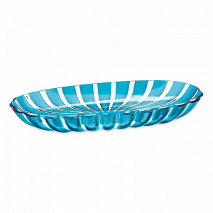 Блюдо овальное, биопластик, 38 х 19 см, бирюзовый, серия Dolcevita, GUZZINI, Италия, GUZZINI (Италия)