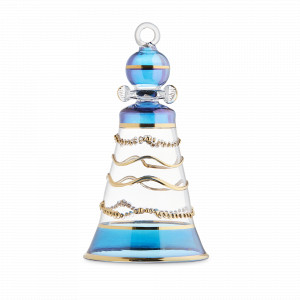 Украшение елочное подвес Ковьелло, стекло ручной работы, синий, DECOR DE TABLE, Китай, Домашний декор DECOR DE TABLE