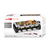 Гриль - раклетница, 53 х 25 х 15 см, нержавеющая сталь, черный, CLATRONIC, Германия_00812390046578052445.jpg