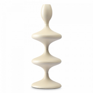 Подсвечник на одну свечу, 29 см, металл, бежевый, серия Vivlend, BERGENSON BJORN, Великобритания, Подсвечники и канделябры