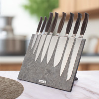 Подставка магнитная для 8 кухонных ножей, 32 х 26 см, Vintage Grey, композитный материал, серия Signature, ComposeEat, Россия_00815930060259787305.jpg